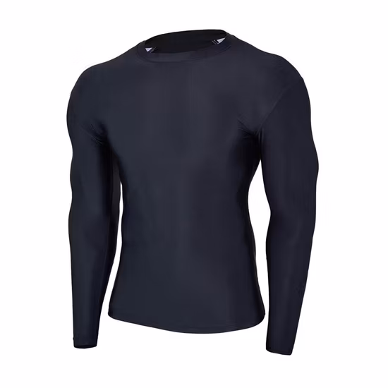 Sublimationsärmel Rash Guard Individuelles Logo Herren Rush Guard Entwerfen Sie Ihr eigenes