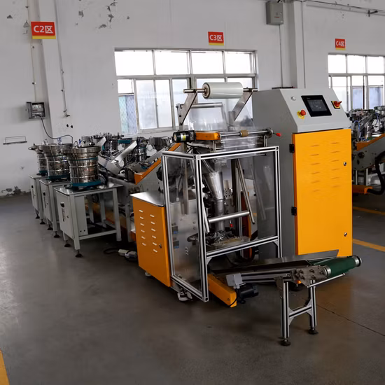 Automatic Screws Nails Fastener Hardware Bagging Boxing Packing Packaging Equipment From Shanghai Feiyu Machinery
