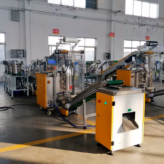 Automatic Screws Nails Fastener Hardware Bagging Boxing Packing Packaging Equipment From Shanghai Feiyu Machinery