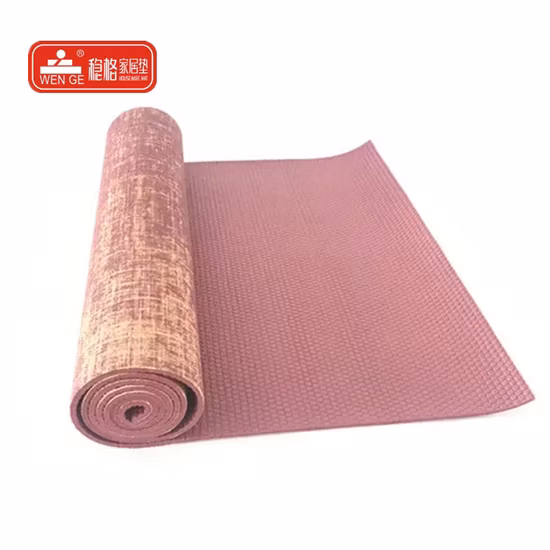 Heiße verkaufende umweltfreundliche Fitness-Yogamatte aus Naturkautschuk und PVC