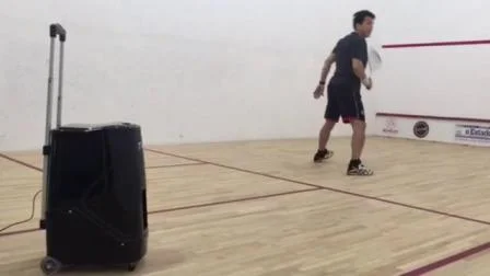 Schwarze intelligente Vorwärm-Squash-Trainingsmaschinenausrüstung (T336)